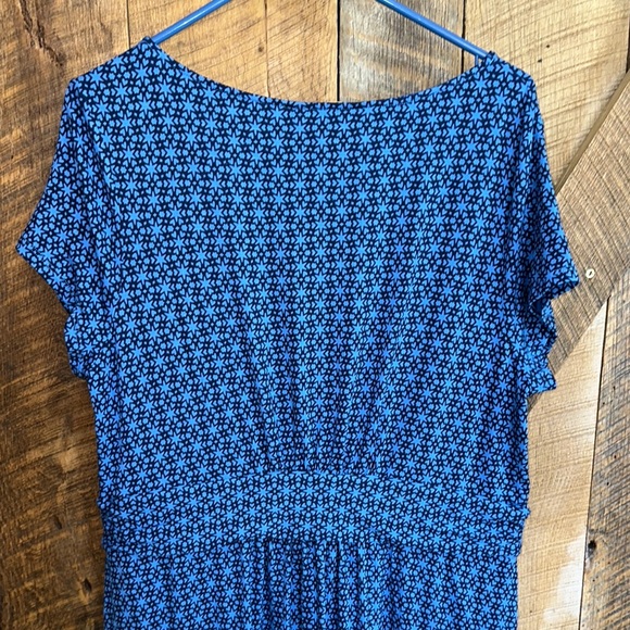 Boden Blue Short Sleeve Midi dress. B12 - Picture 6 of 9
